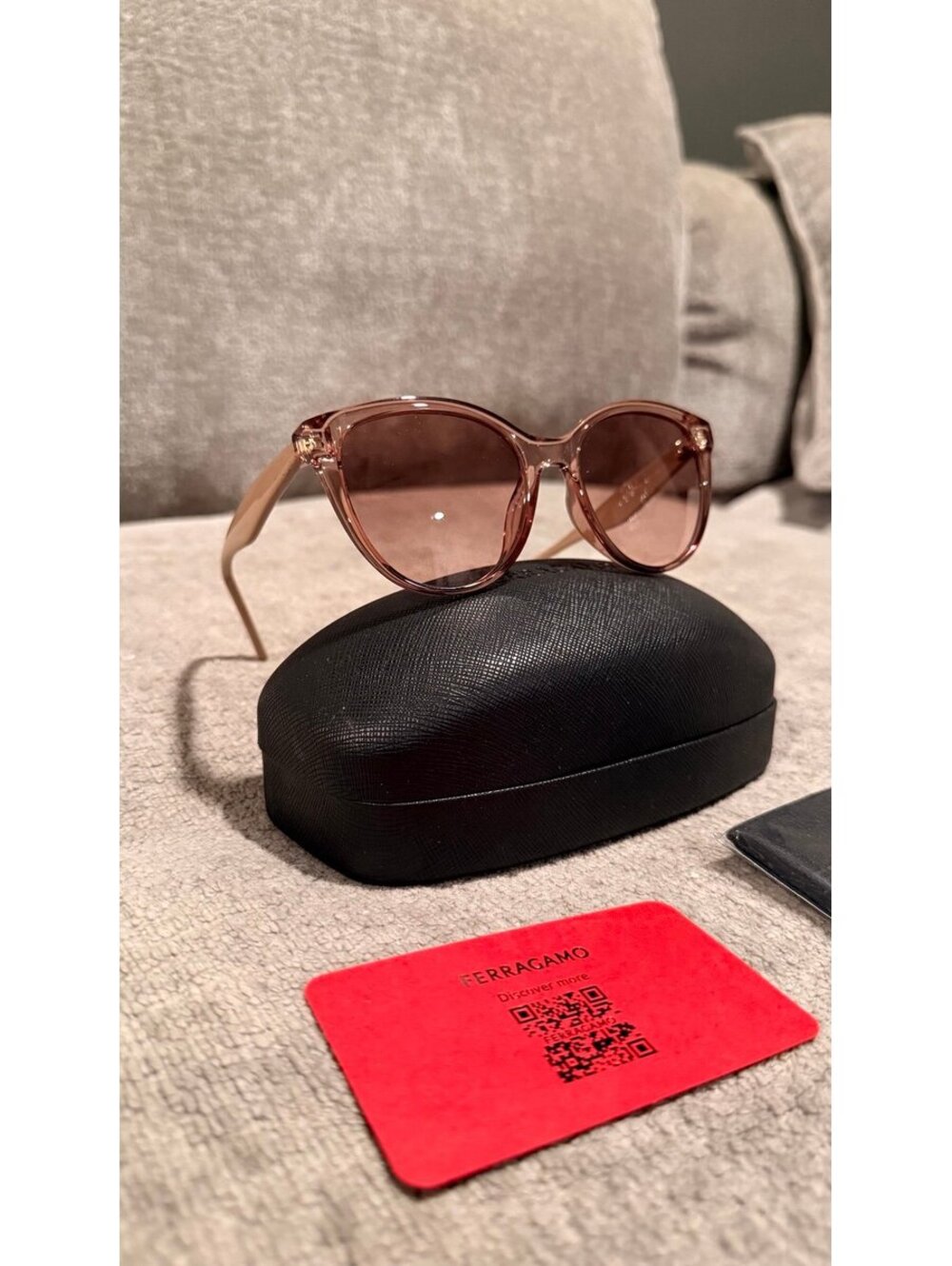 FERRAGAMO SF1073S 278 CAT EYE SUNGLASSES